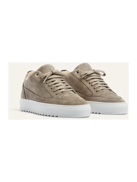 Sneakersy Mason Garments zamszowe beżowe