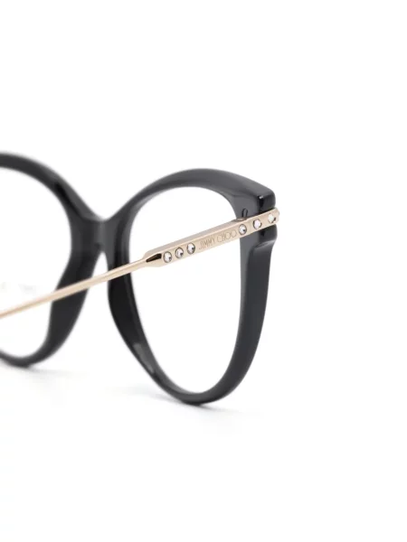 Katės akių akiniai nuo saulės Jimmy Choo Eyewear juoda