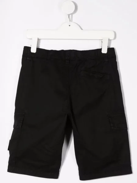 Szorty cargo dziecięce Stone Island czarne