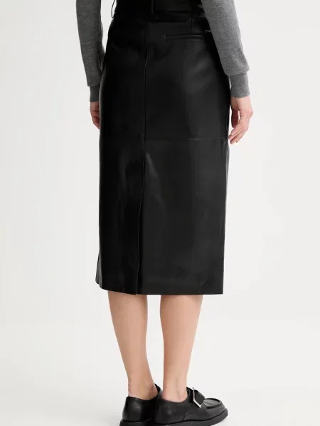 Sukně Calvin Klein midi černá
