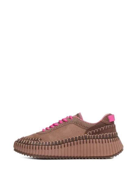 Sneakerși Chloé Nama plasă maro