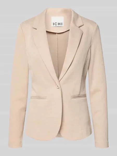 Żakiet o kroju slim fit z z wypustkami model KATE PIQUE' Ichi