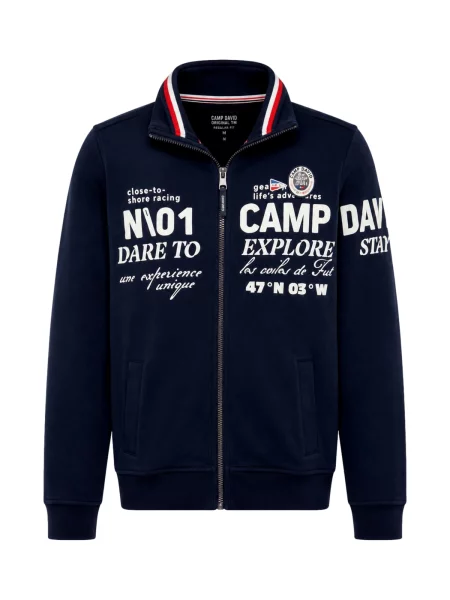 CAMP DAVID Tréning dzseki French Coast II tengerészkék fehér