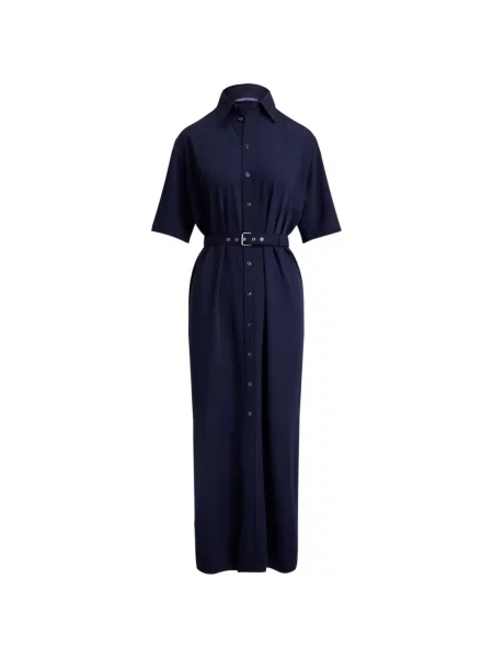 Rochie mini Ralph Lauren Collection scurtă de costum albastru