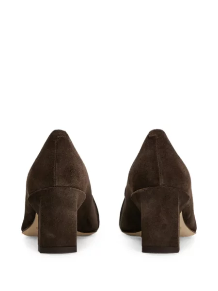 Pantofi cu toc Tod's din piele de căprioară maro