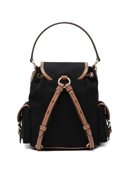 Rucsac Miu Miu din piele cu autograf negru