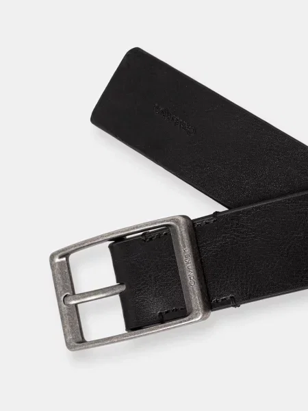 Calvin Klein curea pentru bărbați din piele negru
