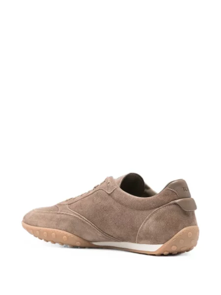 Sneakerși Tod's din piele de căprioară cu autograf