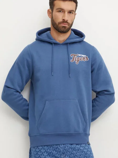 Pulover 47 brand MLB Detroit Tigers s kapuco modra