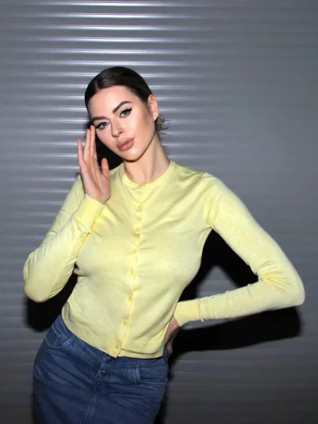 Кардиган Tchibo жовтий