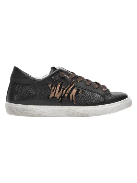 Sneakersy 2star skórzane czarne