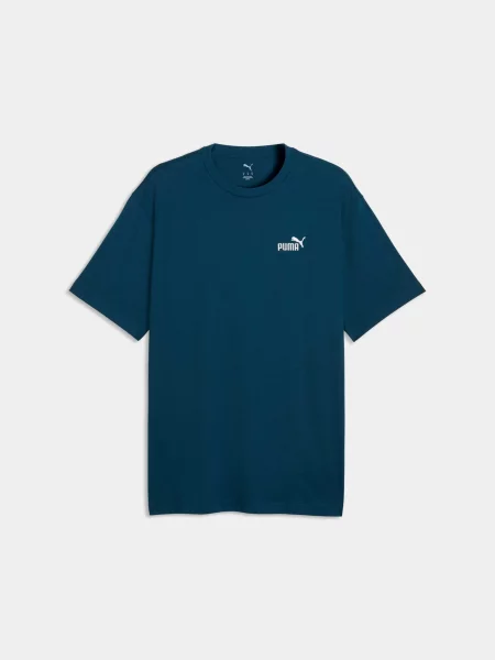 Футболка PUMA Ess Relaxed No. 1 Logo Tee комбінований верх синій
