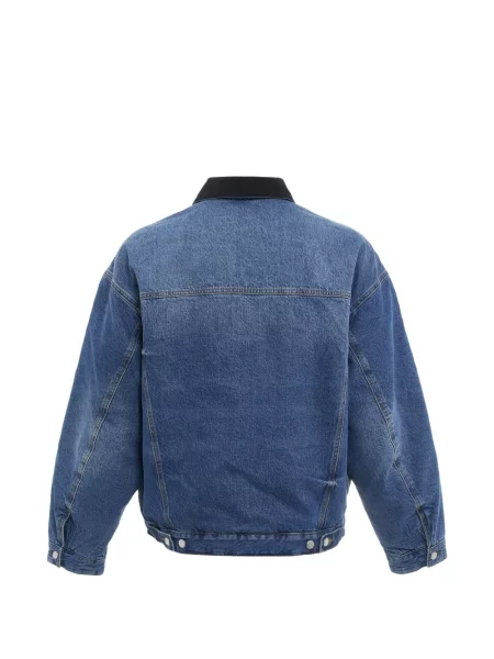 Gulerat geacă de blugi Alexander Wang albastru