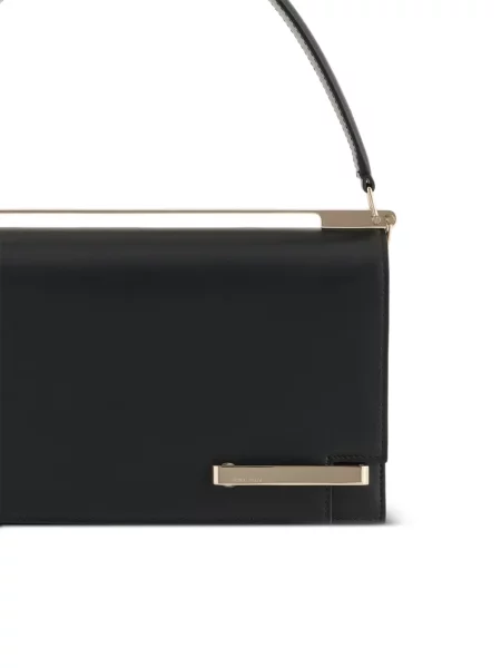 Geantă Giorgio Armani din piele negru