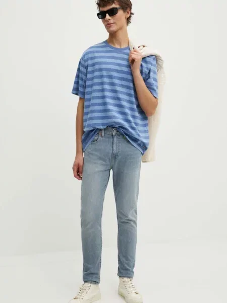 Levi's slim kavbojke SLIM TAPER modra