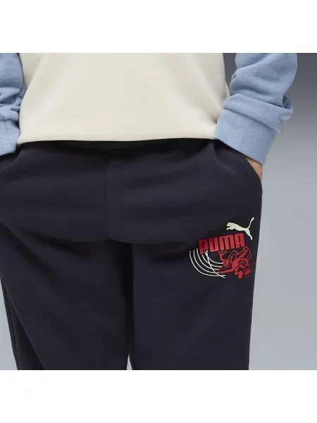 PUMA spodnie dresowe Little Runners Odzież niebieski