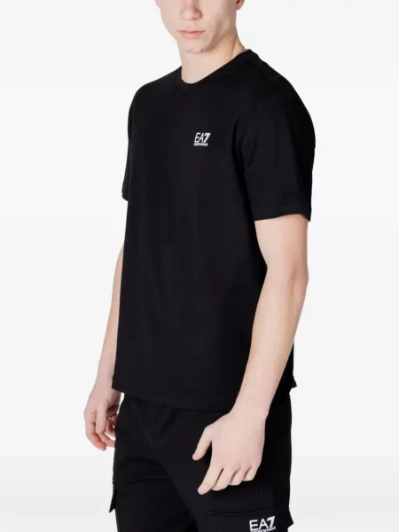 Tricou Ea7 Emporio Armani cu imagine negru