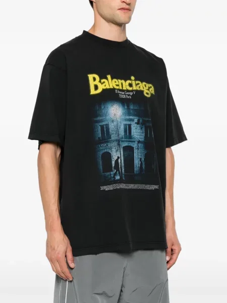Μπλούζα Balenciaga με σχέδιο γκρι
