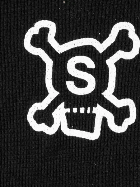 Tricou Stüssy cu imagine lung negru
