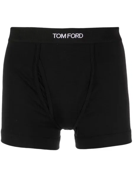 Pantaloni scurți Tom Ford stretch negru