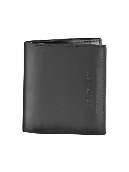 Portfel Calvin Klein skórzany elegancki czarny