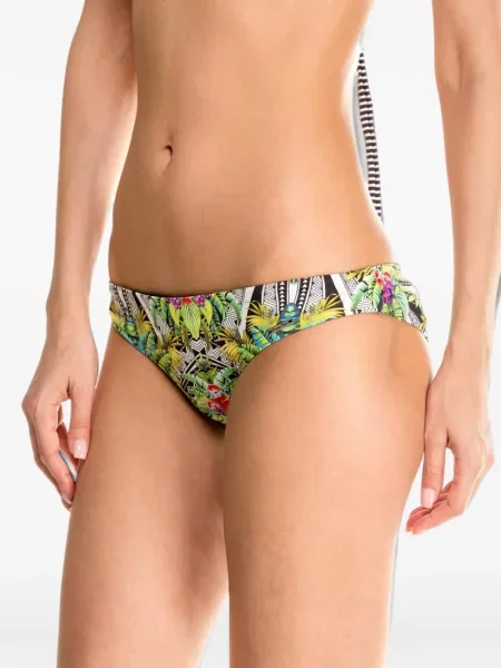 Bikini Banana Moon cu imprimeu tropical verde