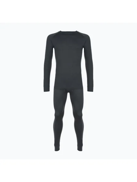 Set de lenjerie termoactivă pentru bărbați WOOLCANO Merino gray