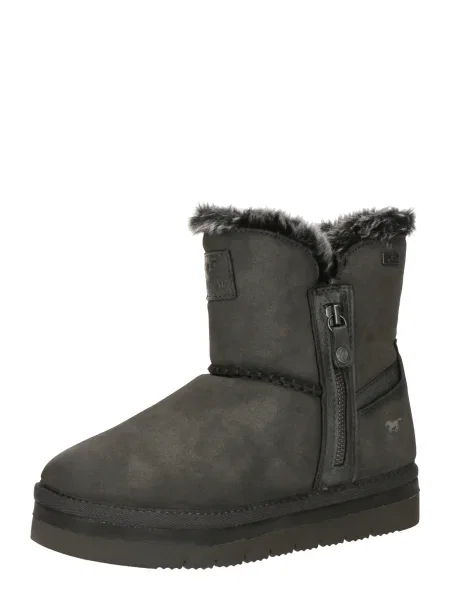 MUSTANG Ležerne čizme antracit siva