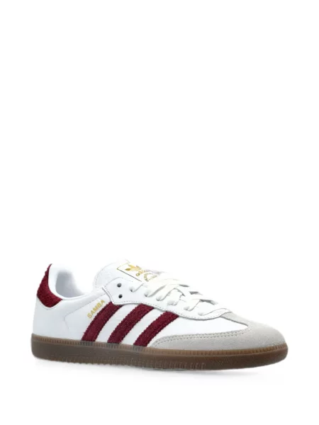 Decupat fustă Adidas cu broderie alergare alb