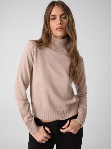 Pulover Guess Jeans de lână bej