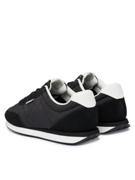 Sportcipők Calvin Klein Retro Runner Ripstop Aop Ny fekete