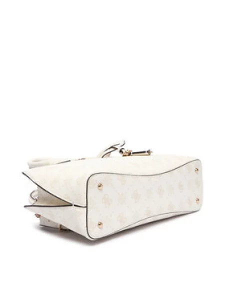 Guess Ročna torba Emelie Logo bela