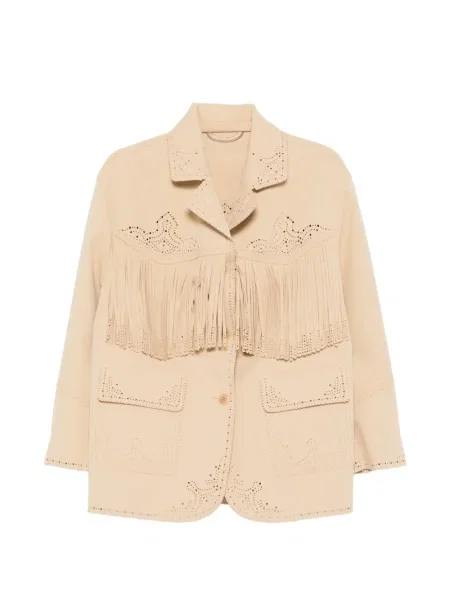 Palton Ermanno Scervino cu franjuri