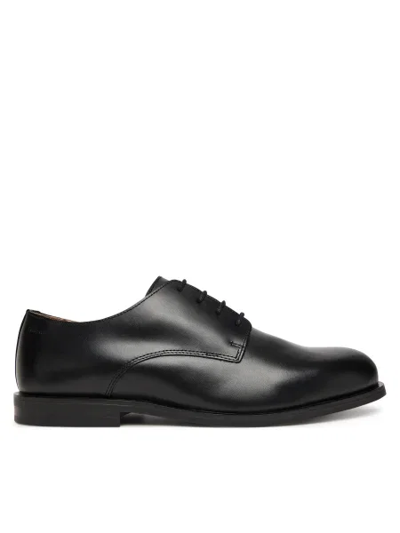 Pantofi Calvin Klein Ess Rubber Derby Lth negru