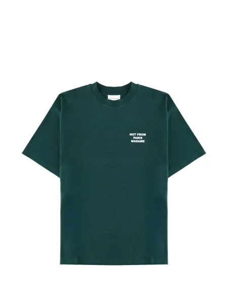 Tricou Drole De Monsieur cu decolteu rotund verde