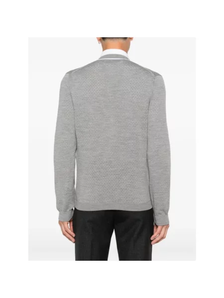 Sweter Gucci z logo szary