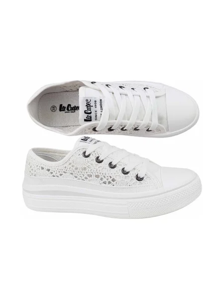 Pantofi Lee Cooper alb