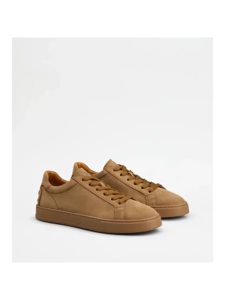 Sneakersy Tod's skórzane brązowe