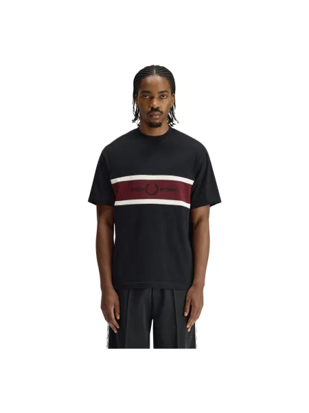 Koszulka polo Fred Perry czarna