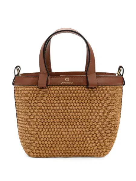 Geantă shopper La Portegna maro