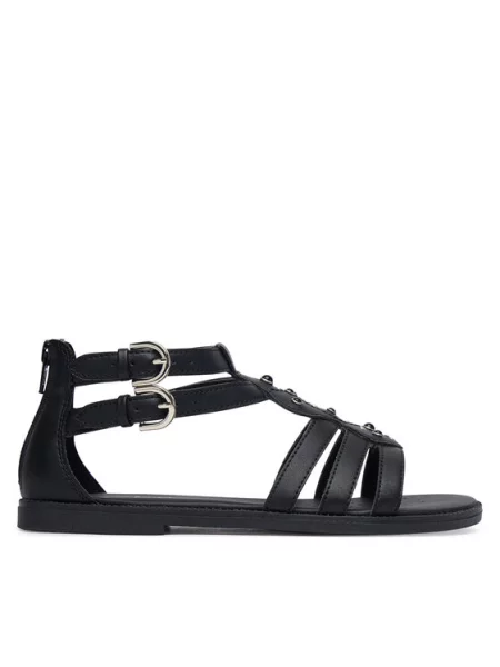 Szandál Geox Jr Sandal Karly D fekete