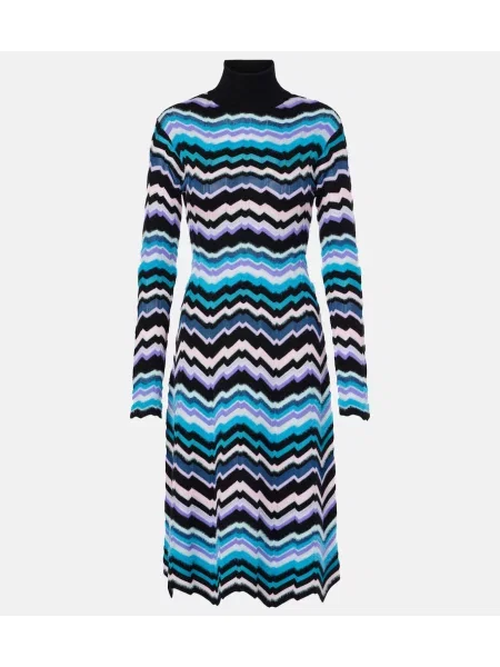 Rochie midi Missoni tricotate până la genunchi de costum