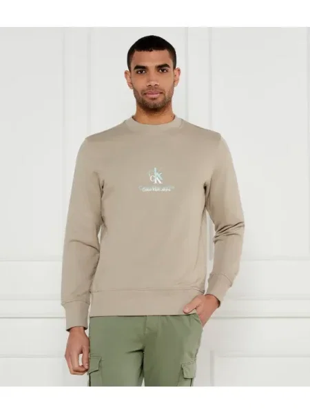 Calvin Klein Jeans Pulóver bézs