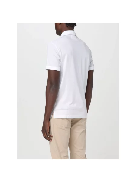 Koszulka polo Emporio Armani biała