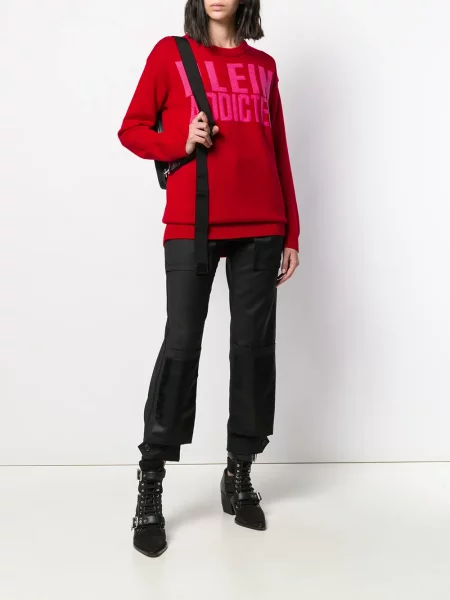 Pulover Philipp Plein cu imagine roșu