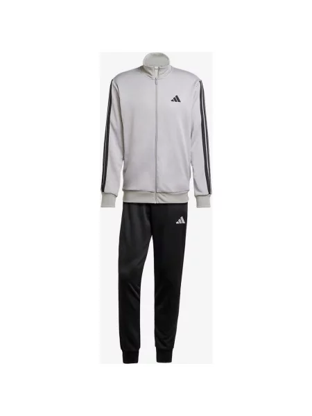 Dres adidas Sportswear Basic French Terry 3 Stripes szary XS czarny