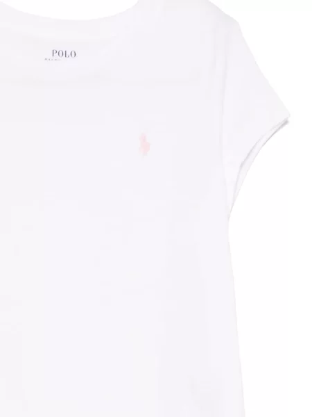 Koszulka polo dziecięca Polo Ralph Lauren biała