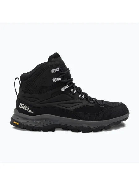 Мъжки ботуши за трекинг Cyrox Texapore Mid phantom на Jack Wolfskin черно