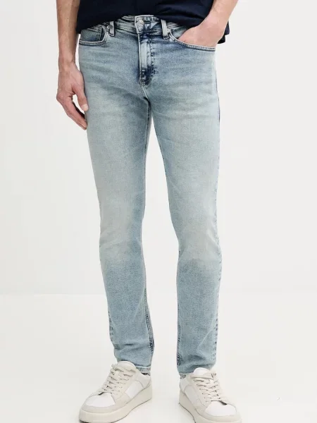 Дънки Calvin Klein Jeans мъжки синьо