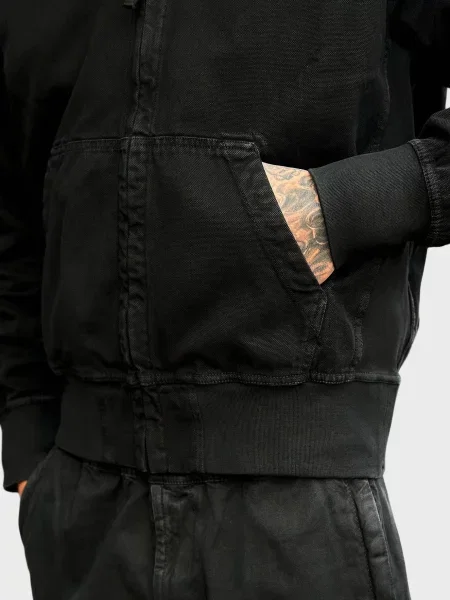 Куртка Stone Island с камнями черная